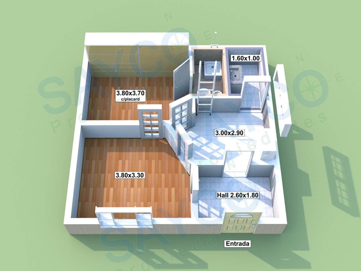 Vendo PH 43m2 con posibilidad de terraza propia