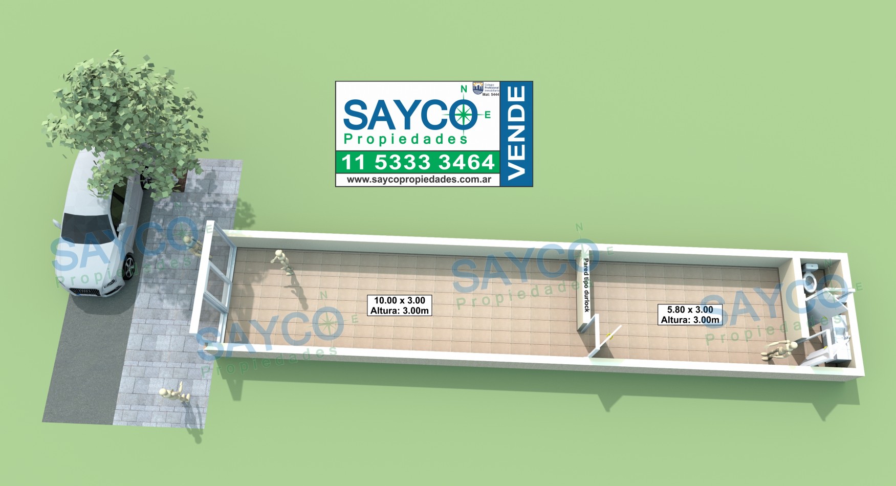 Venta Local 51m2 en via publica.