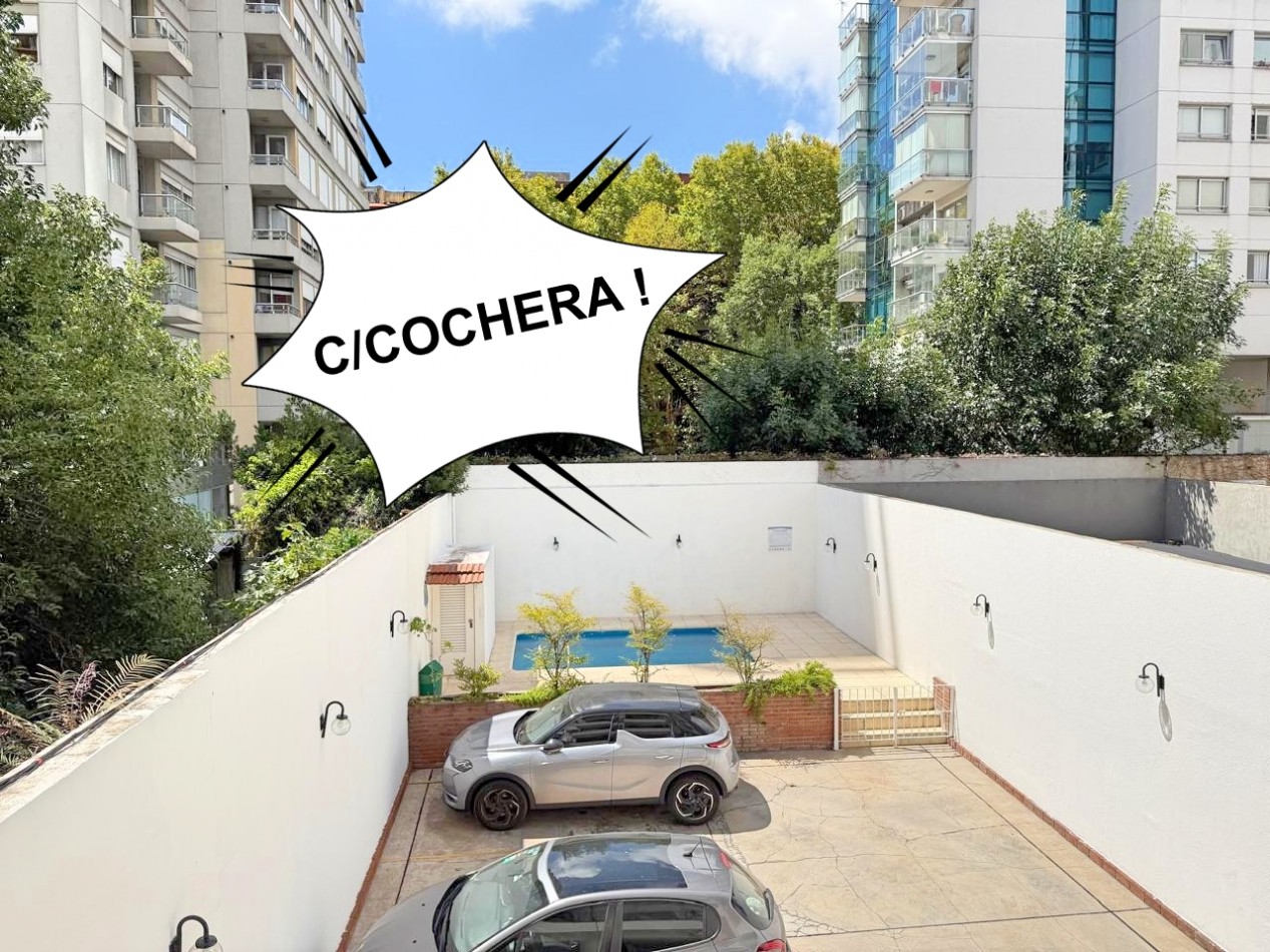 Belgrano Monoambiente, Balcon, Piscina, Cochera, Gas, m Subte D, Vista NE